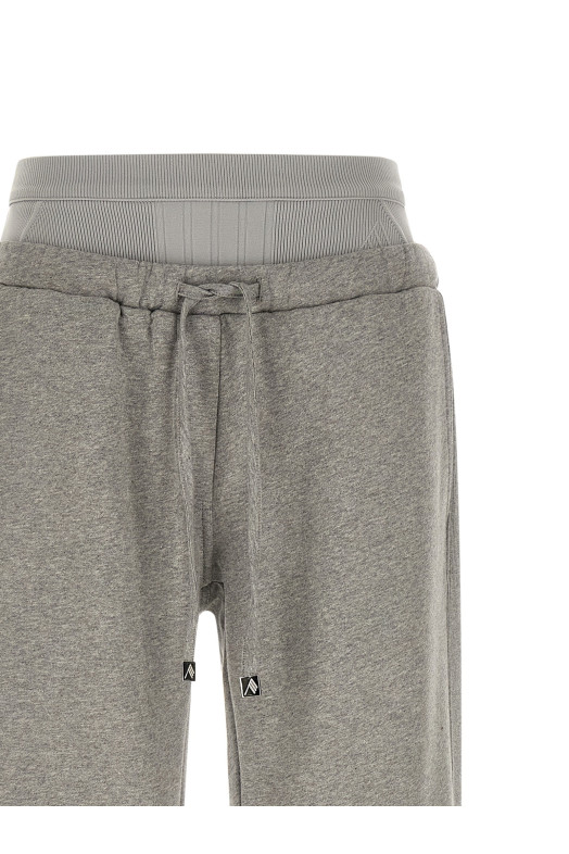 Американские флисовые джоггеры Серые THE ATTICO 260WCP00290183