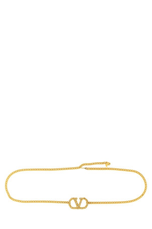 Valentino Garavani VLogo Signature belt Gold