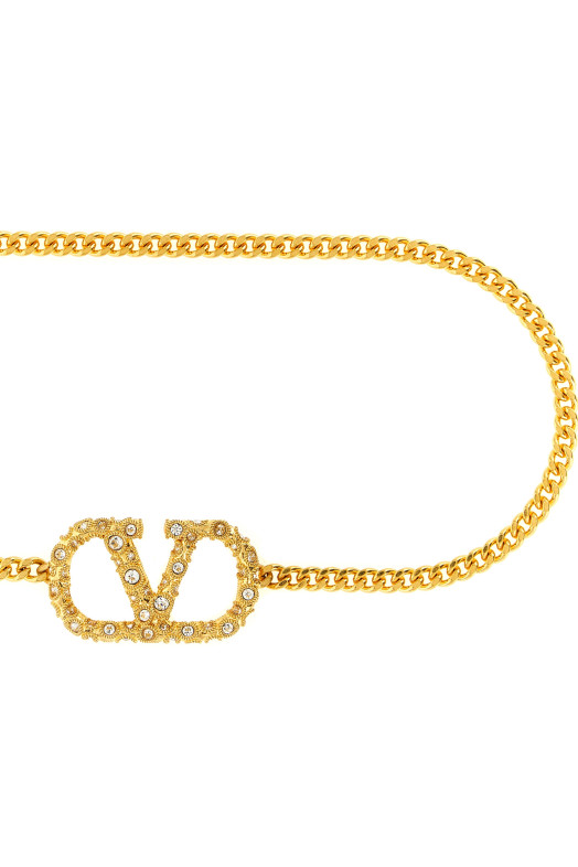 Valentino Garavani VLogo Signature belt Gold