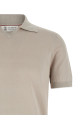 Cotton polo shirt Beige