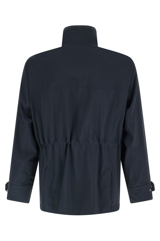 Водонепроницаемая ветровка Blue BRUNELLO CUCINELLI MZ4266578C3600