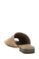 Мобильные замшевые сандалии Коричневые BRUNELLO CUCINELLI MZSFC3170C8849