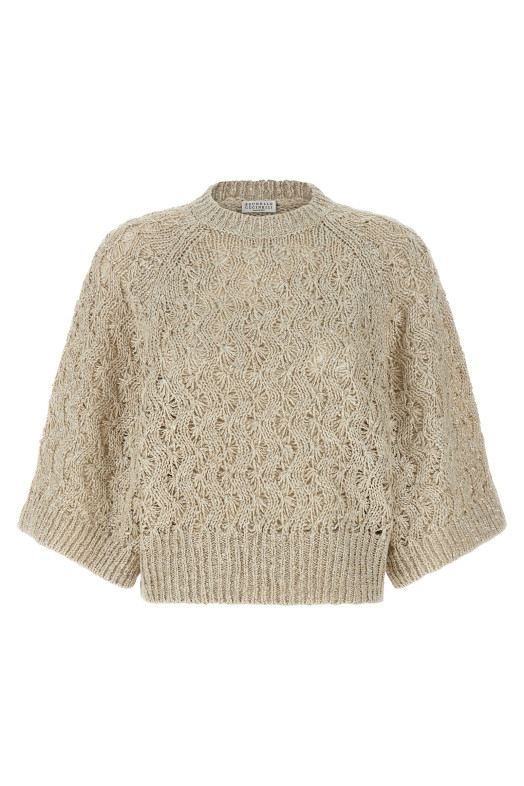 'Dazzling' sweater Beige