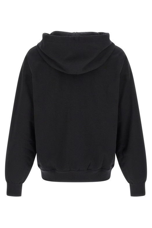 'Y-3 Brushed Terry Zip' hoodie Black