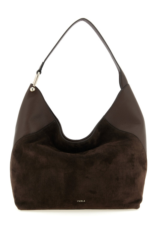 'Furla Lara' large shoulder bag Brown
