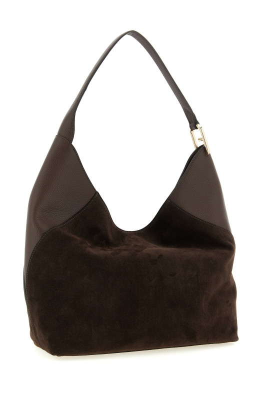 'Furla Lara' large shoulder bag Brown
