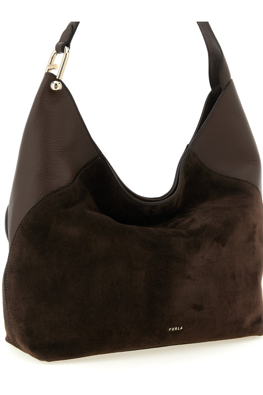 'Furla Lara' large shoulder bag Brown