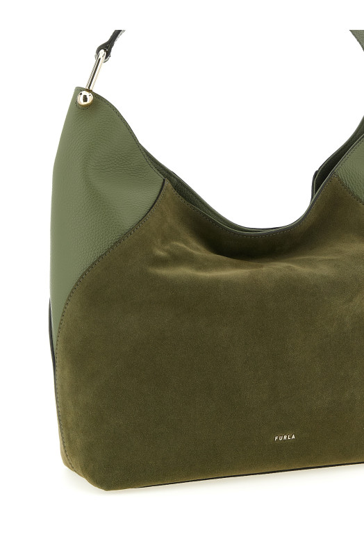 'Furla Lara' large shoulder bag Green