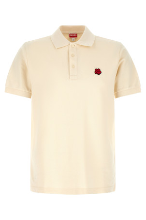 'Boke Flower' polo shirt Beige