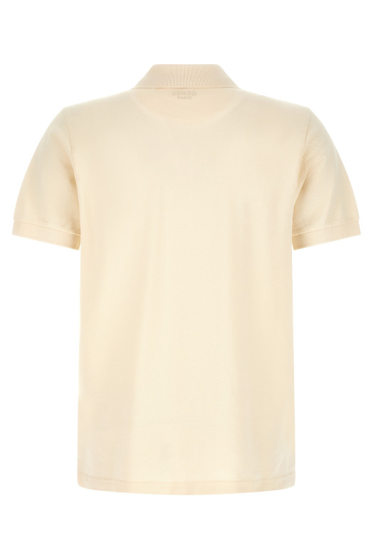 'Boke Flower' polo shirt Beige