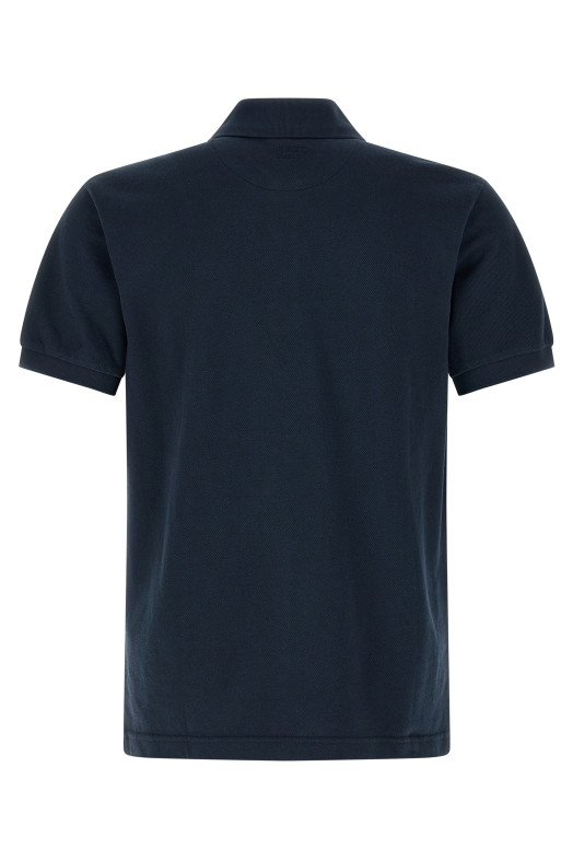 'Boke Flower' polo shirt Blue