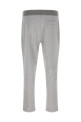 Piqué cotton joggers Gray