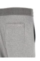 Piqué cotton joggers Gray