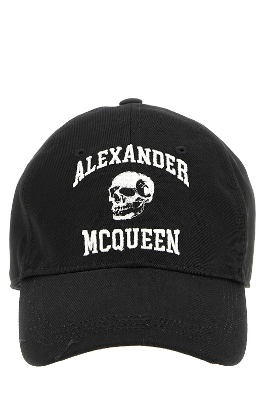 Кепка с вышитым логотипом Черно-серая 7594504105Q1078