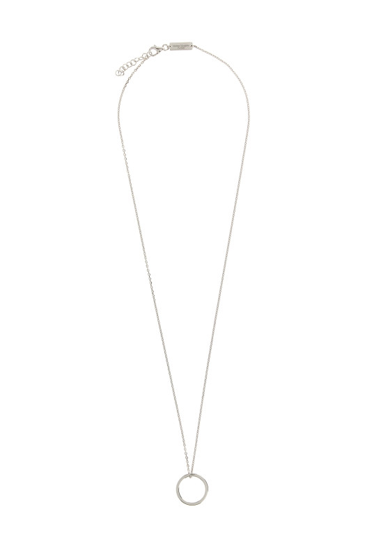 Ring necklace Silver