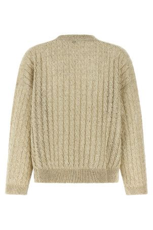 'Dazzling Cable' sweater Beige