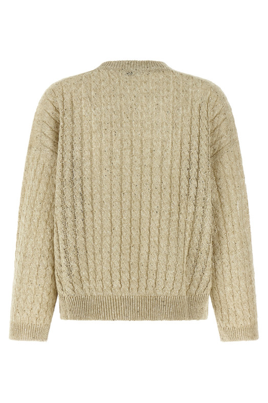'Dazzling Cable' sweater Beige