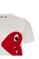 Футболка с принтом Красная COMME DES GARÇONS PLAY AXT3451