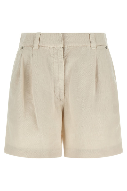 'Baggy' shorts Beige