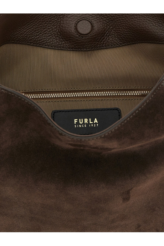 'Furla Lara' medium shoulder bag Brown