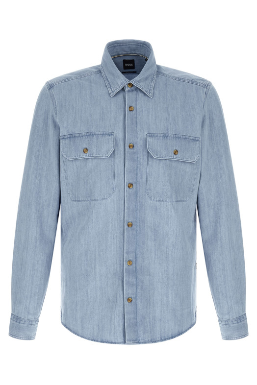 Рубашка «H-Liam» СИНЯЯ 50556099450