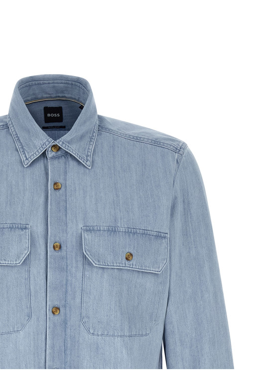 Рубашка «H-Liam» СИНЯЯ 50556099450