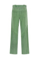 Front split pants Green