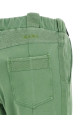 Front split pants Green
