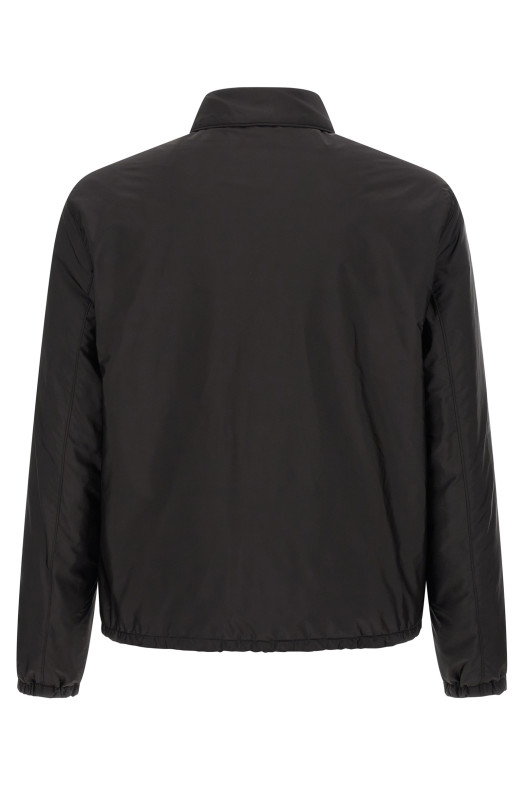 Re-nylon feather jacket Black