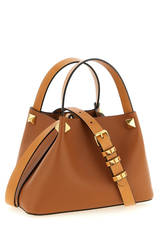 Valentino Garavani VLogoSignature небольшая сумка для покупок Коричневая W2B0T02LSXCAC