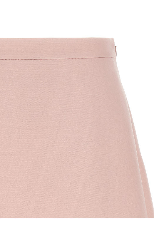 Valentino Garavani feathers skirt Pink