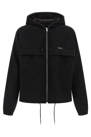 Pile Tec hooded jacket Black