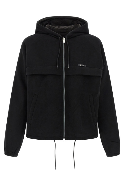 Pile Tec hooded jacket Black