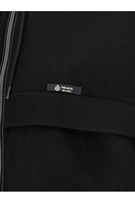 Pile Tec hooded jacket Black