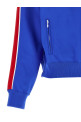 Logo embroidery sweatshirt Blue