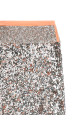 Sequin skirt Silver