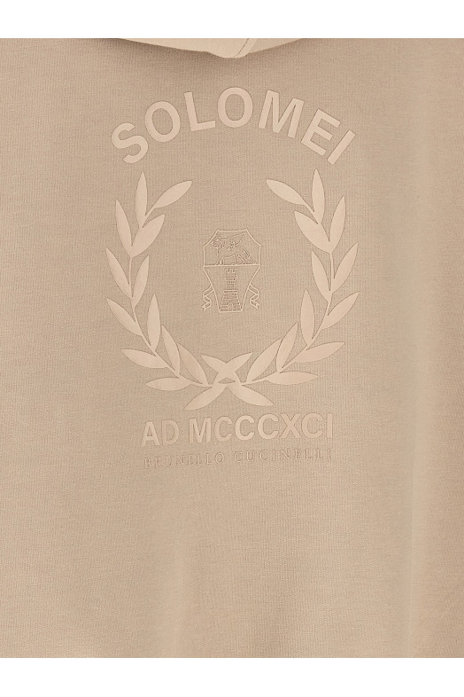 Толстовка с капюшоном «Solomei AD MCCCXCI» Бежевый MH827HZ506C9272