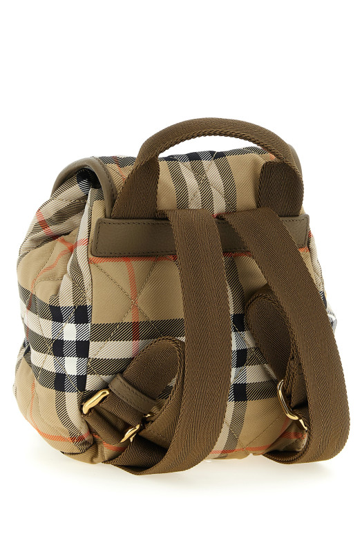 'Horseshoe' mini backpack Beige