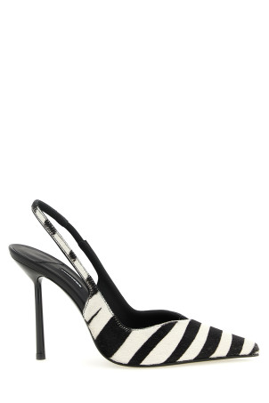 'Vivienne' slingback Black-grey