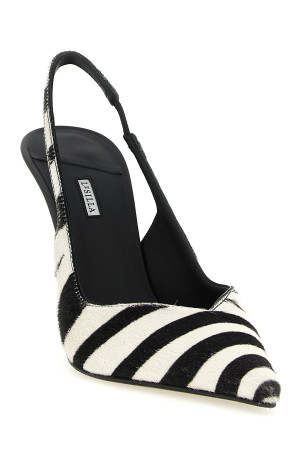'Vivienne' slingback Black-grey