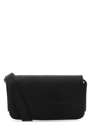 Black leather Punch crossbody bag ALEXANDER WANG (20126X01L)