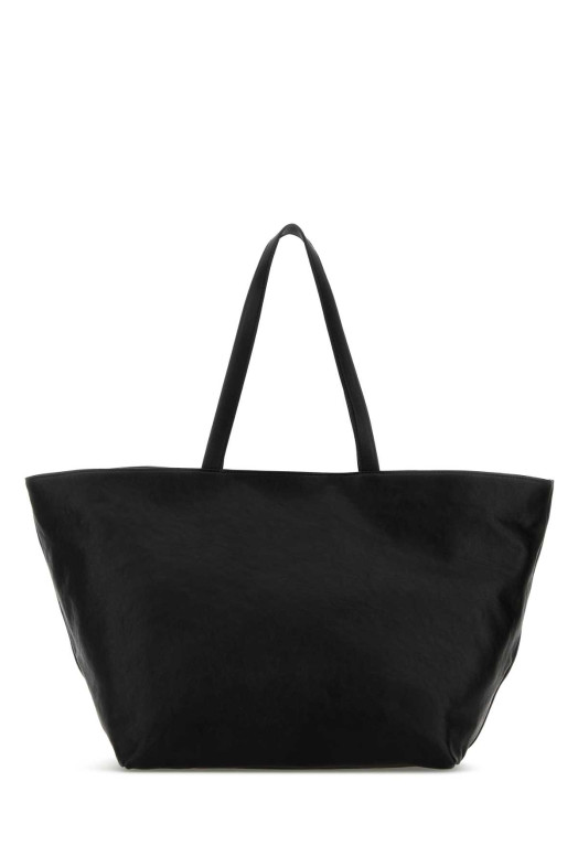 Black leather Punch shopping bag ALEXANDER WANG (20325T20L)