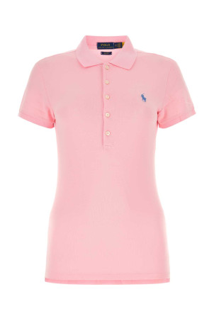 Pink stretch piquet polo shirt Black POLO RALPH LAUREN (211870245)