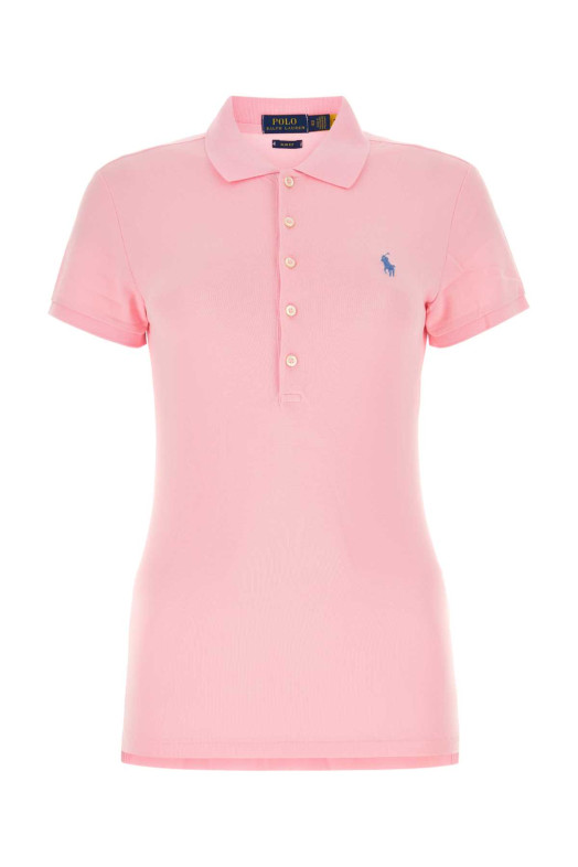 Pink stretch piquet polo shirt Black POLO RALPH LAUREN (211870245)