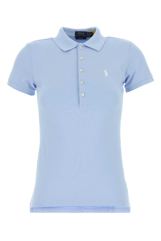 Light blue piquet polo shirt POLO RALPH LAUREN (211870245)