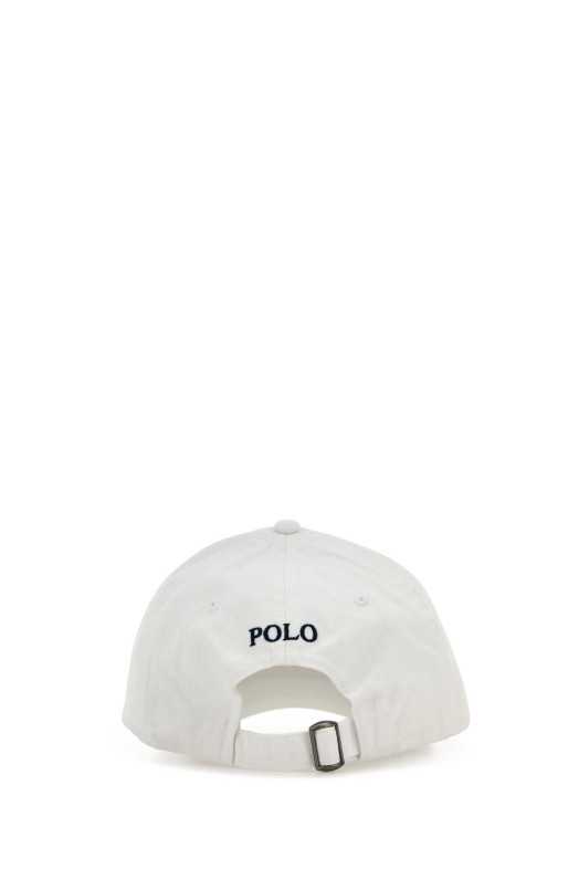 Белая хлопковая бейсболка POLO RALPH LAUREN (211912843)