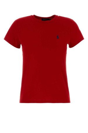 Red cotton t-shirt Black POLO RALPH LAUREN (211B14605)