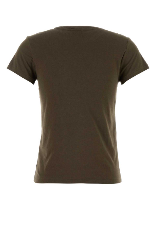 Olive green cotton t-shirt Black POLO RALPH LAUREN (211B14605)