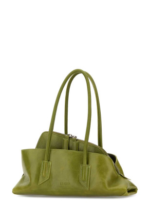 Pistachio green leather small La Passeggiata shoulder bag THE ATTICO (260WAH00058LBT110AA)