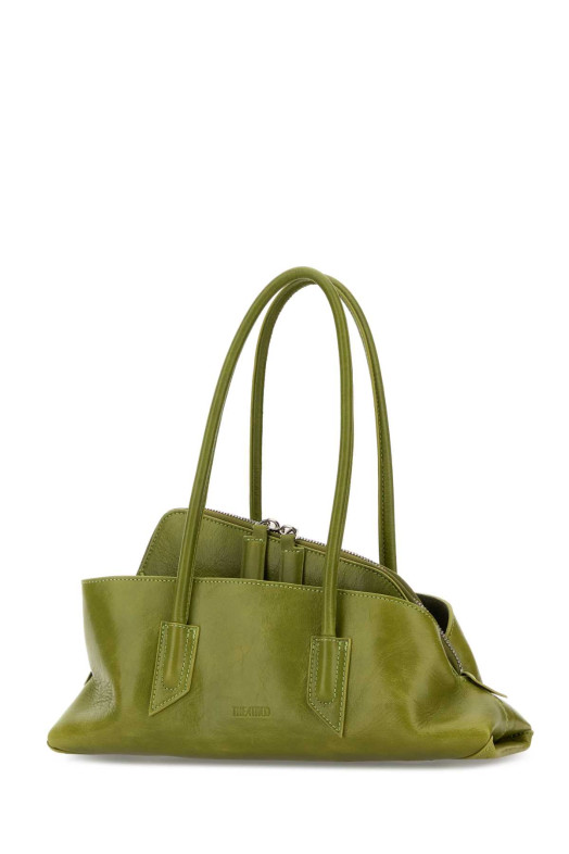 Pistachio green leather small La Passeggiata shoulder bag THE ATTICO (260WAH00058LBT110AA)